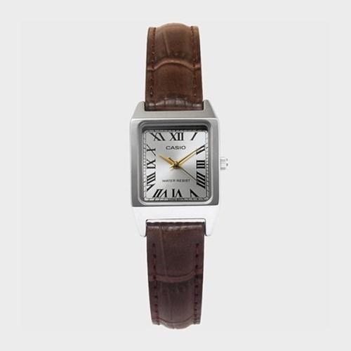 CASIO 카시오 LTP-V007L-9B 여성 가죽밴드 심플 손목시계
