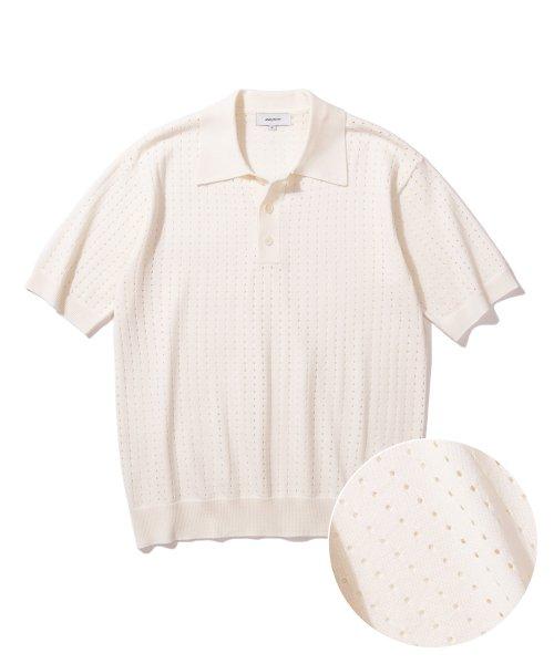 윈드 카라 니트 아이보리