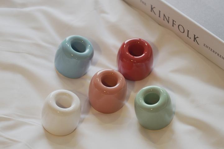 세라믹 도자기 칫솔꽂이 스탠드 대형 5color