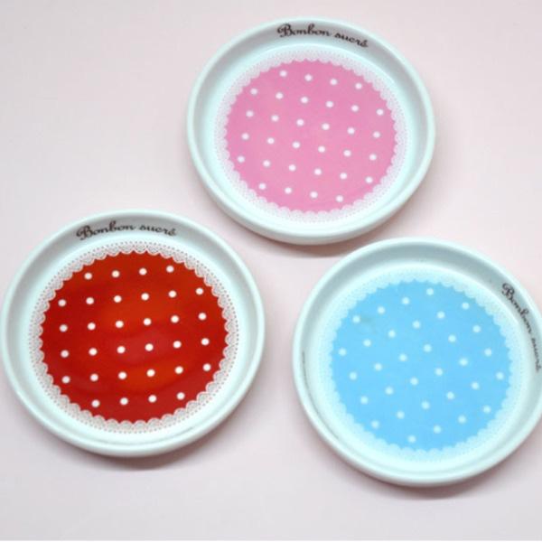(일본) 에토와르 도기 코스터(도트 3color)