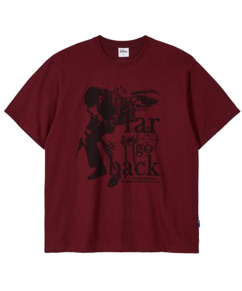 VINTAGE ARTWORK TEE_burgundy