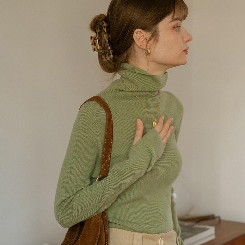 [100% WOOL]ROA wholegarment knit_3colors