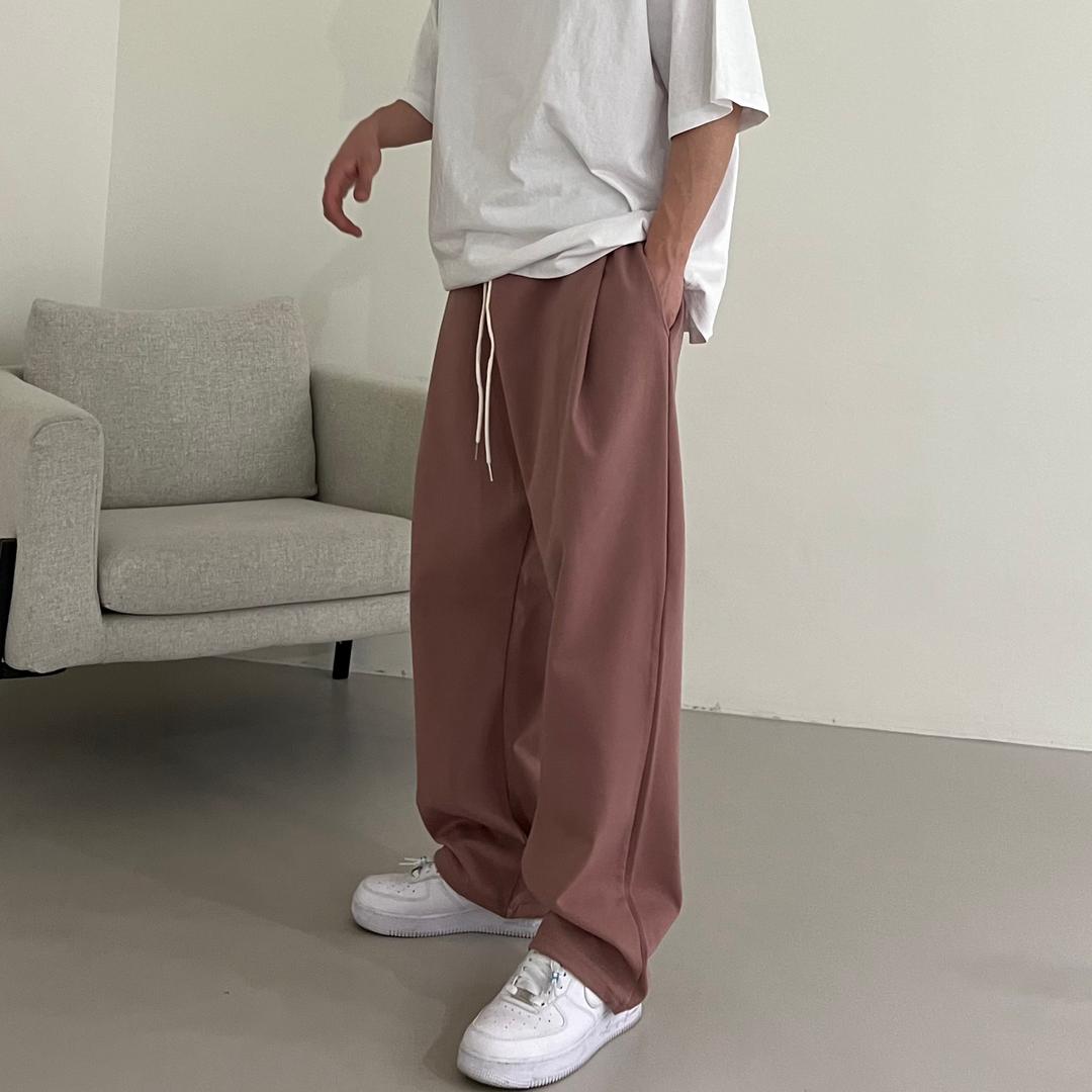deep side pintuck pants (4color)