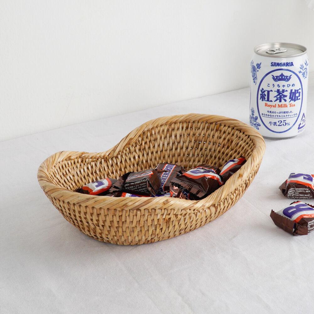 라탄 미니 땅콩 사탕 바구니 주방소품