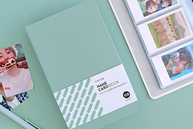 명함 케이스 카드 포토카드 폴라로이드 비즈니스 심플 컬러 회사 직장 명함집 프리즘 108
