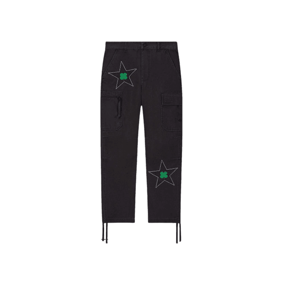 컨버스 x 파타 네잎클로버 카고 팬츠 블랙