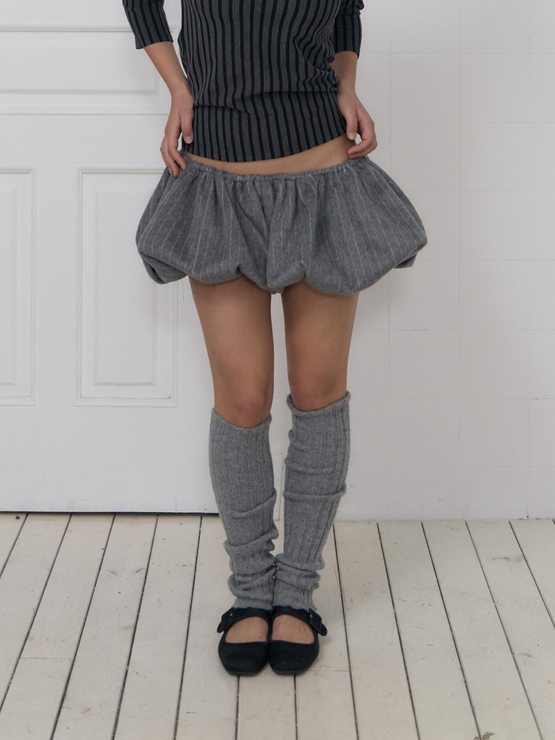 BALLOON SHORTS -Light grey-