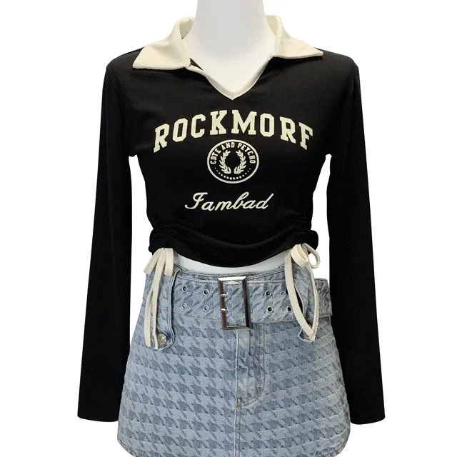 [벨트세트] 하운드 체크 슬림 H라인 미니 스커트 치마바지