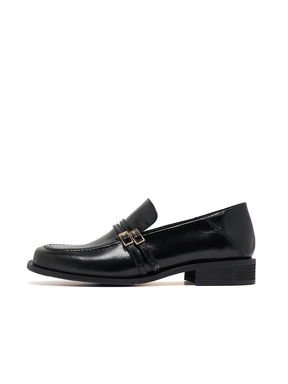 IS_241663_Rolling Square Toe Loafer (Black)
