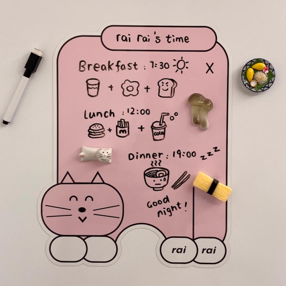PPINTY 핀티 메모지 보드판 자석 메모 보드 마카용