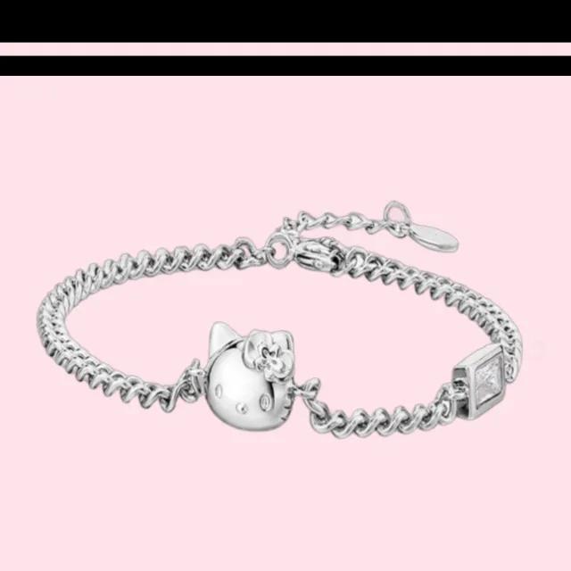 💝실버925💝키치 팔찌 큐빅 실버 팬던트 Y2K 악세사리 하트 우정 커플 소원 공주 팔찌  참 장식 여자 여친구 생일 우정 선물 정품