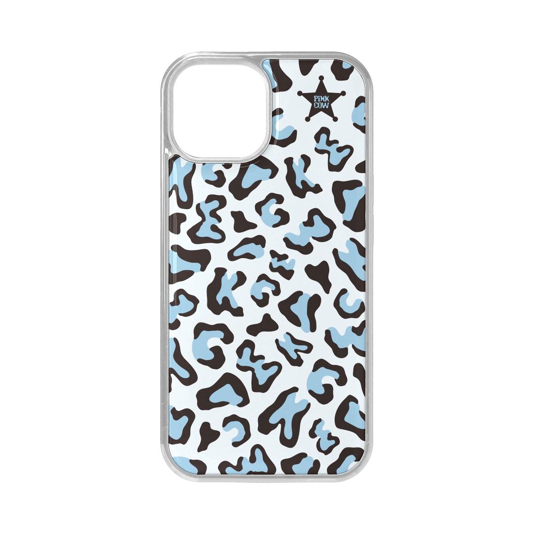 PKCW leopard phonecase (baby-blue)