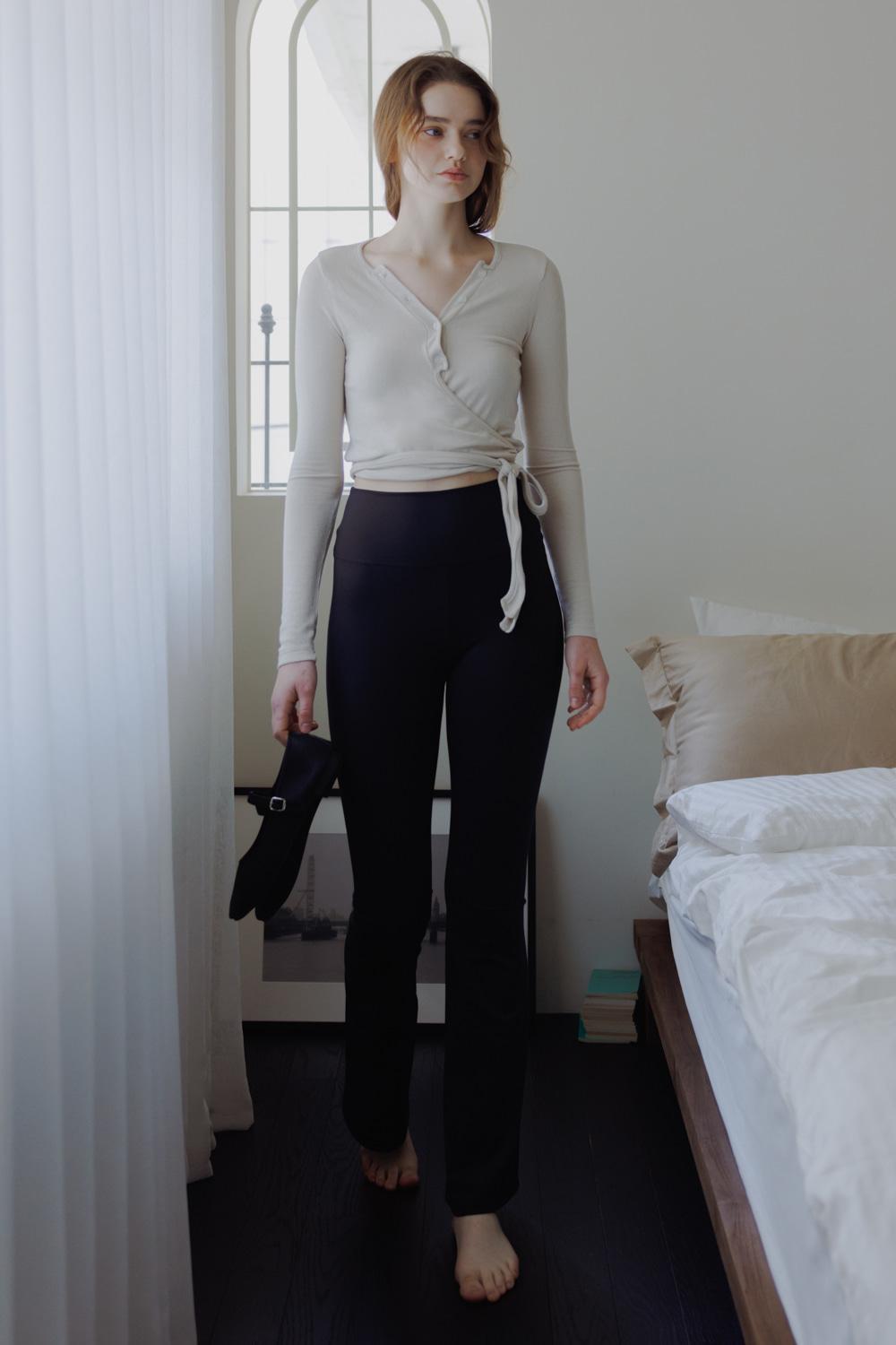 Lie pants_Black