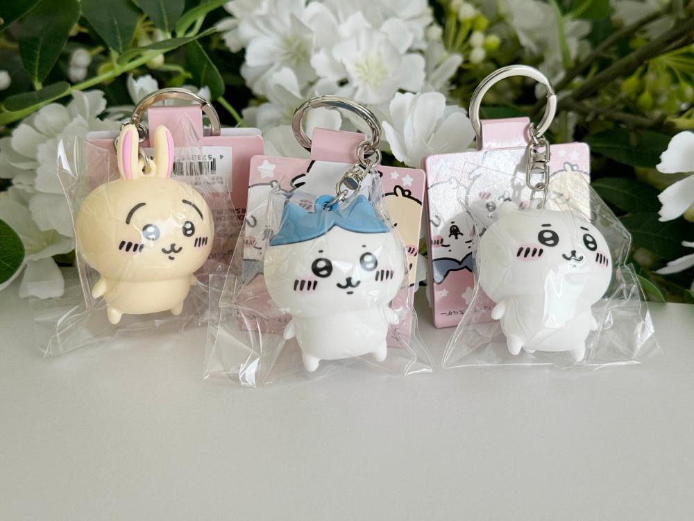 일본 치이카와 키링 5design 하치와레 우사기 모몽가 쿠리만쥬 키홀더
