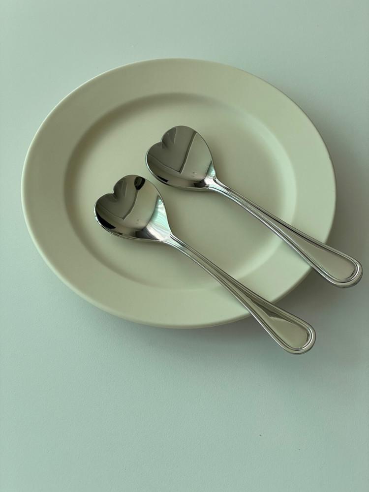 하트 디저트 아이스크림 스푼