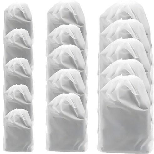 느낌충만 방수방습 반투명 여행 파우치 대+중+소, 15개