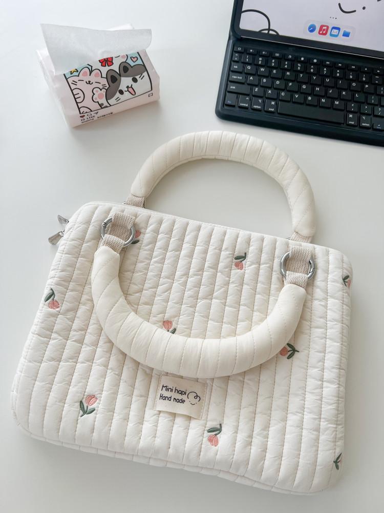 수심 Happy laptop bag 노트북 가방 파우치 손잡이 아이패드 11 14인치