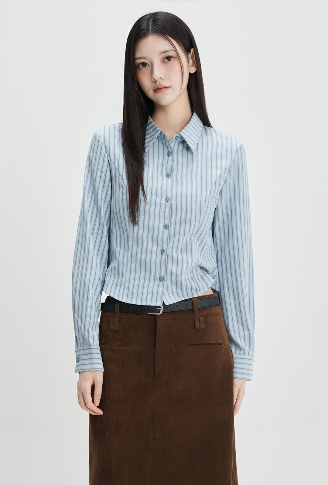 [리오더]베이직 슬림핏 셔츠 RE YWG110A_MIWYWG10QA