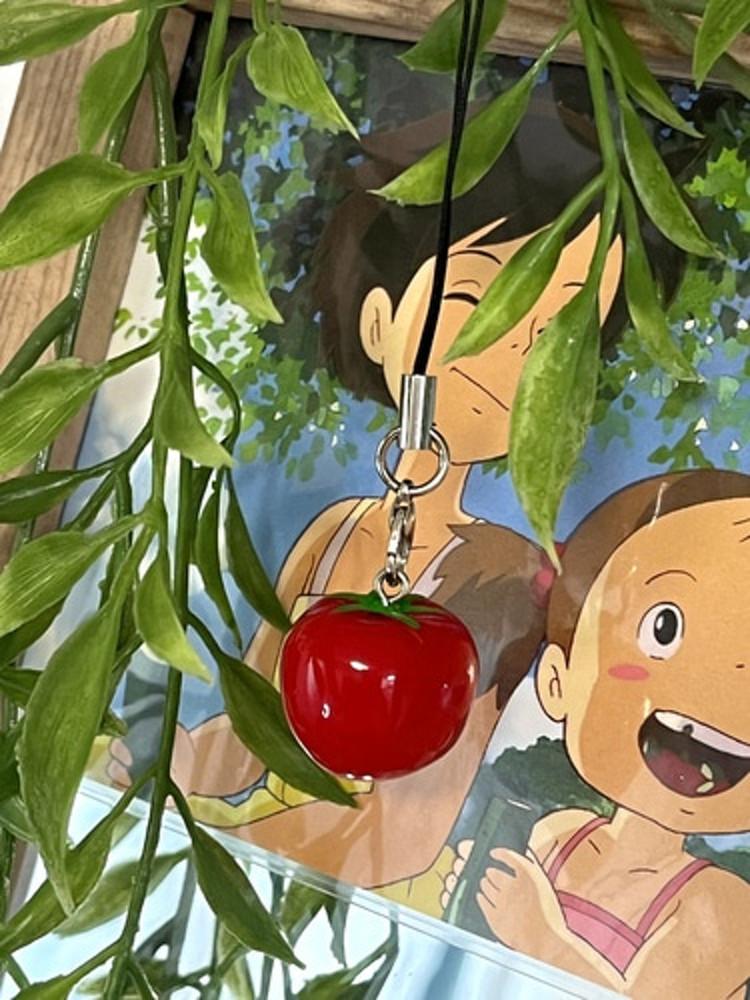 토마토 키링 여름 미니어처 스트랩 마을엔