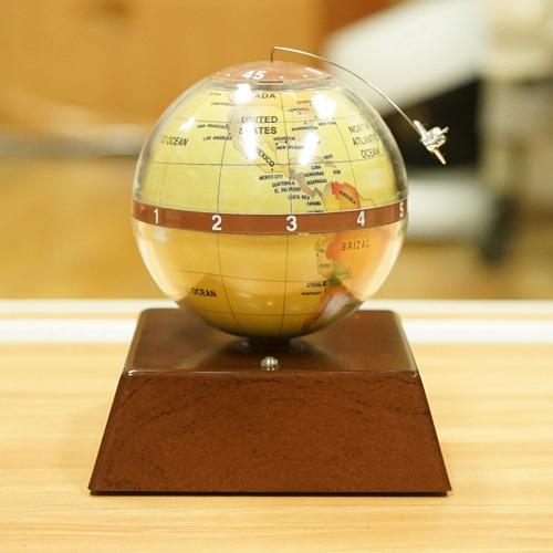 80~90s time globe 빈티지 지구본 테이블 쿼츠 시계 (7개 입고)