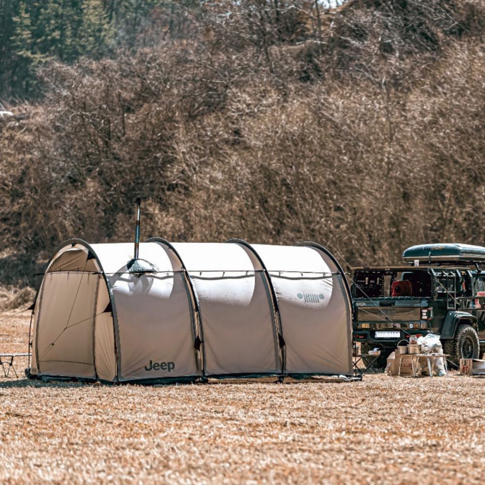 신형 지프 배럭 텐트 터널텐트 대형텐트 JPTE220115