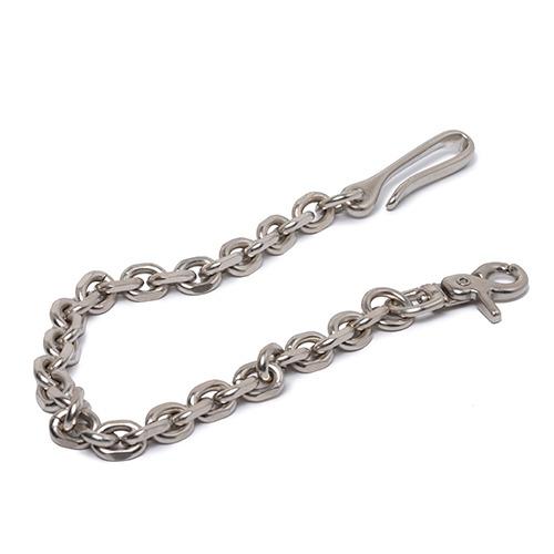 Q's Wallet chain / Brass * Nickel-plate