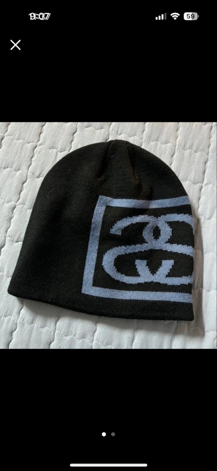 스투시 ss 링크 스컬 비니 블랙 | 후루츠패밀리