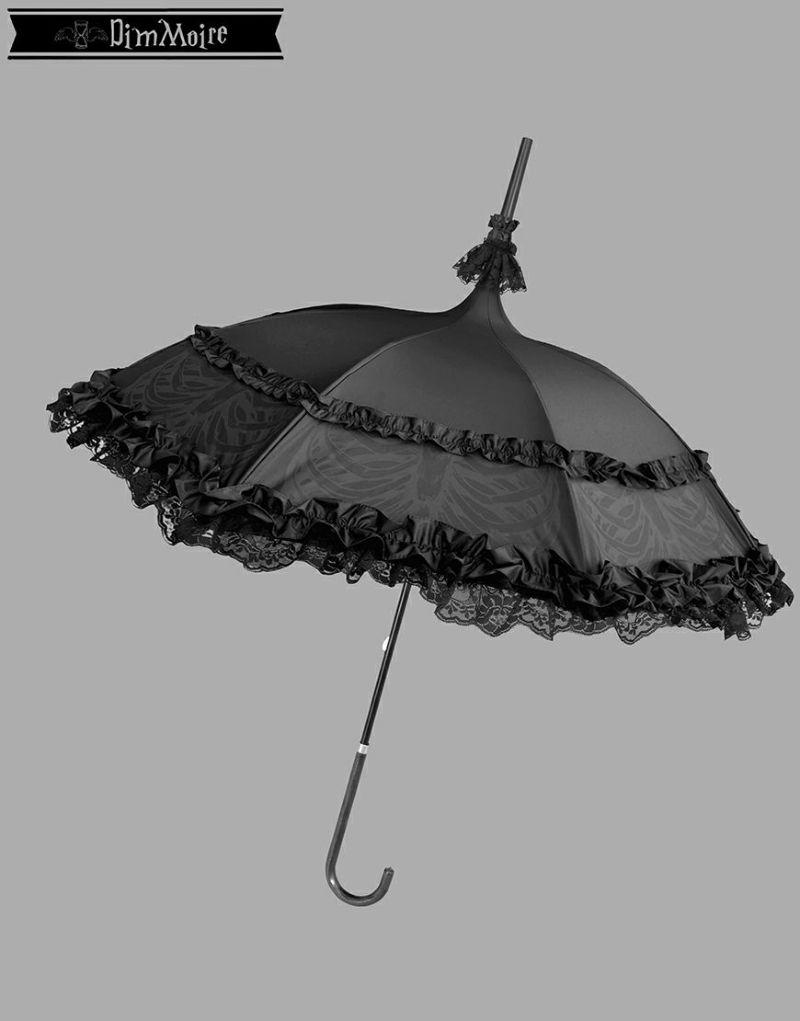 DimMoire【ディムモアール】骸のGothic日傘/Black