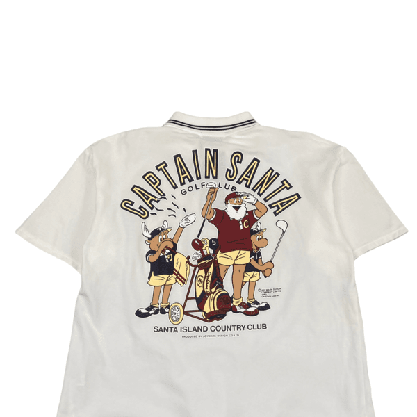 80's CAPTAIN SANTA collar t-shirt