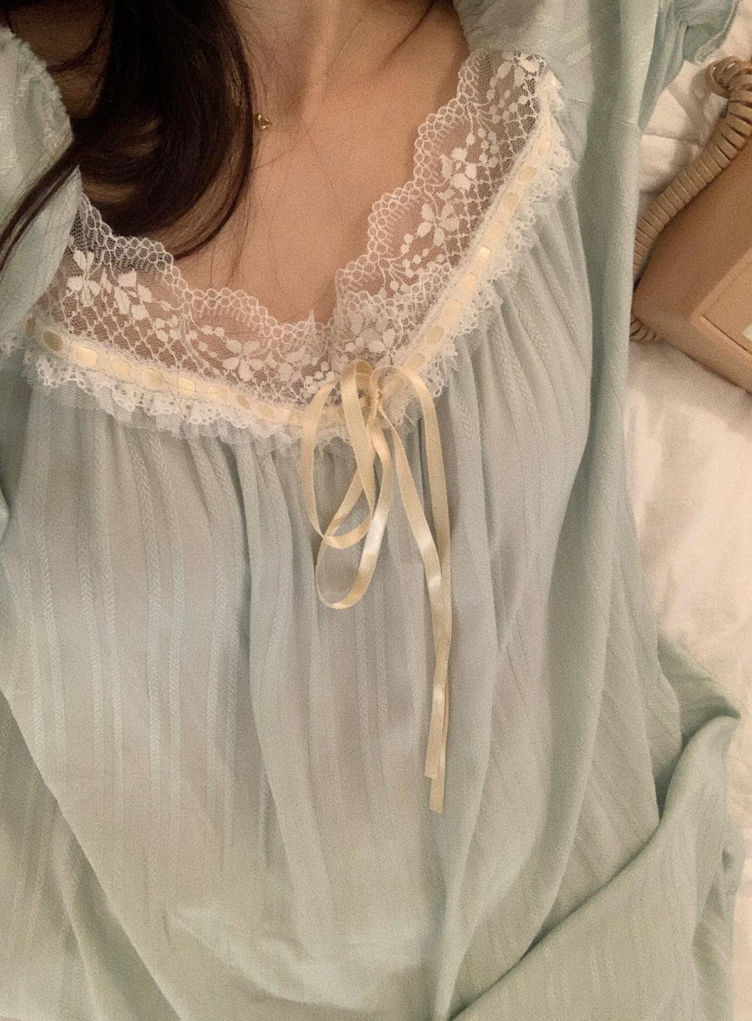 Ri dress pajama (opal blue)