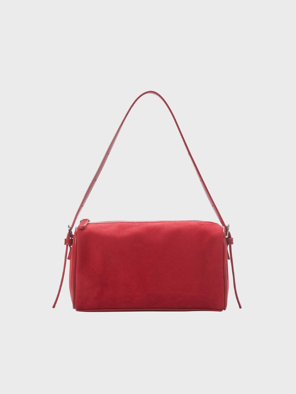 [10%off] basil bag (suede red)