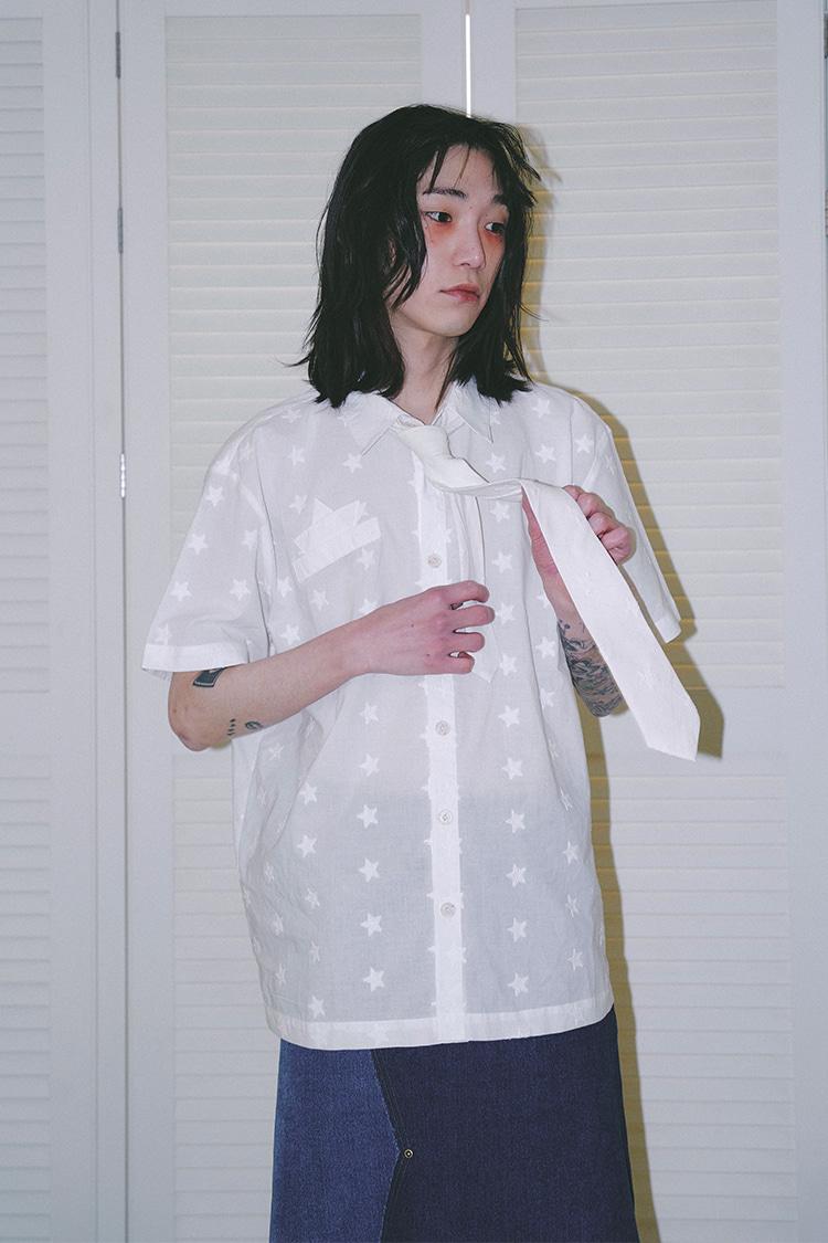 VEILED STAR VOYAGE SS SHIRT (WHITE)