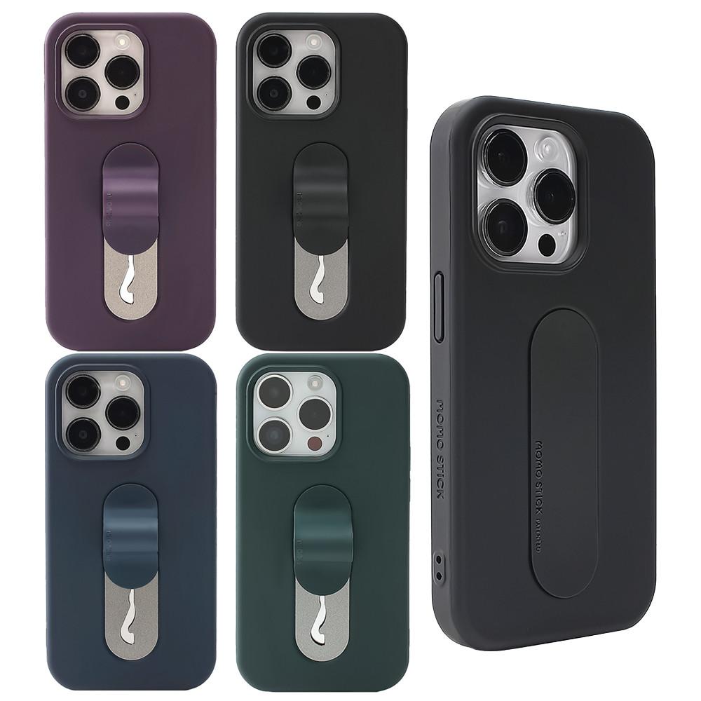 모모스틱 아이폰 14 15 프로 맥플랫 마그네틱 케이스 핸드폰 핑거 그립 거치대