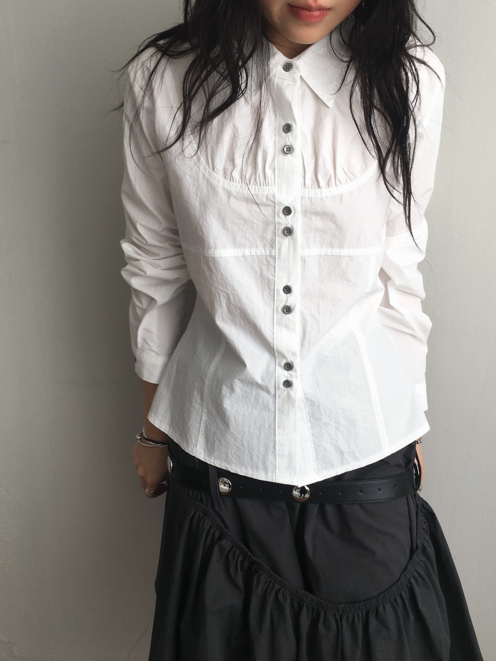 치리리 iris bustier shirts 아이리스 뷔스티에 셔츠