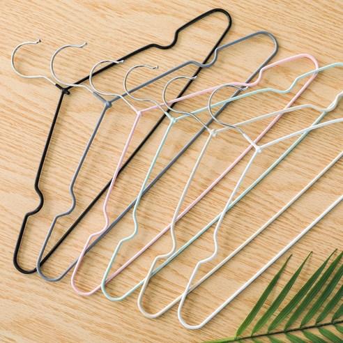 옷장 정리 슬림 논슬립 옷걸이 티셔츠 걸이 30p