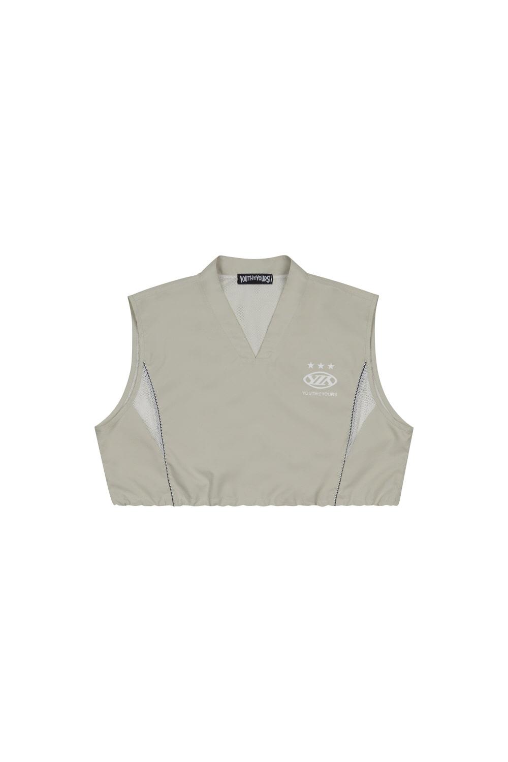Y2 STRING CROP VEST(BEIGE)