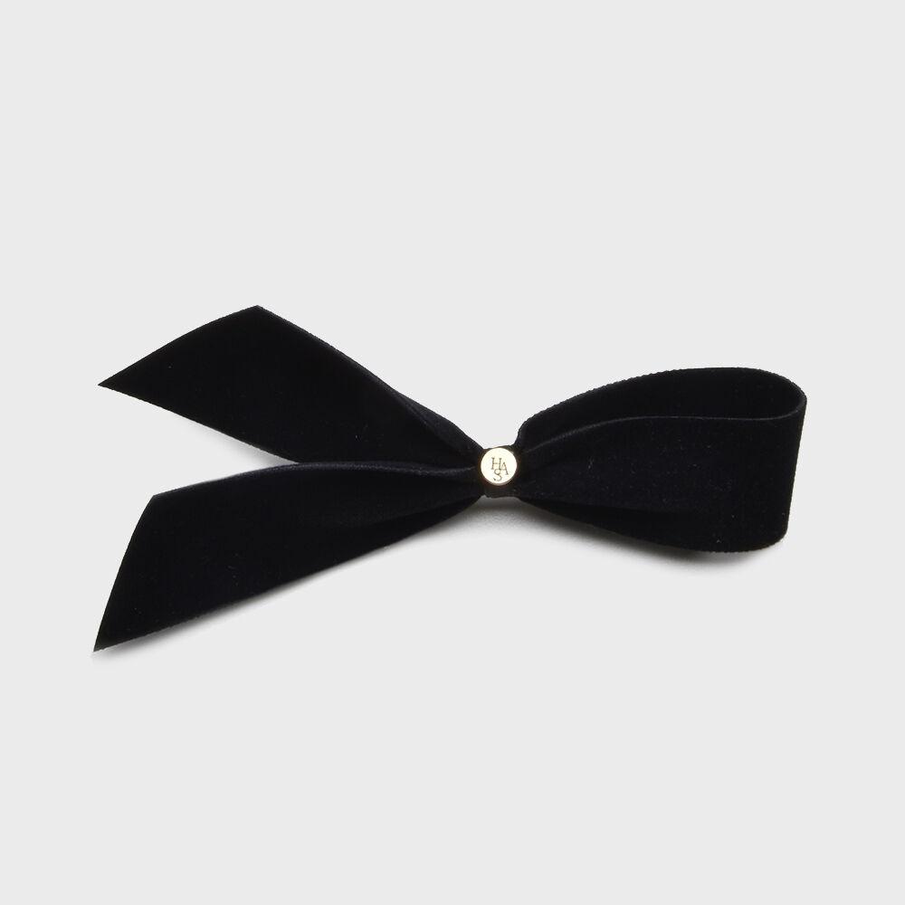 [29CM 단독] [보미 착용] HB045 Velvet ribbon hair claw clip