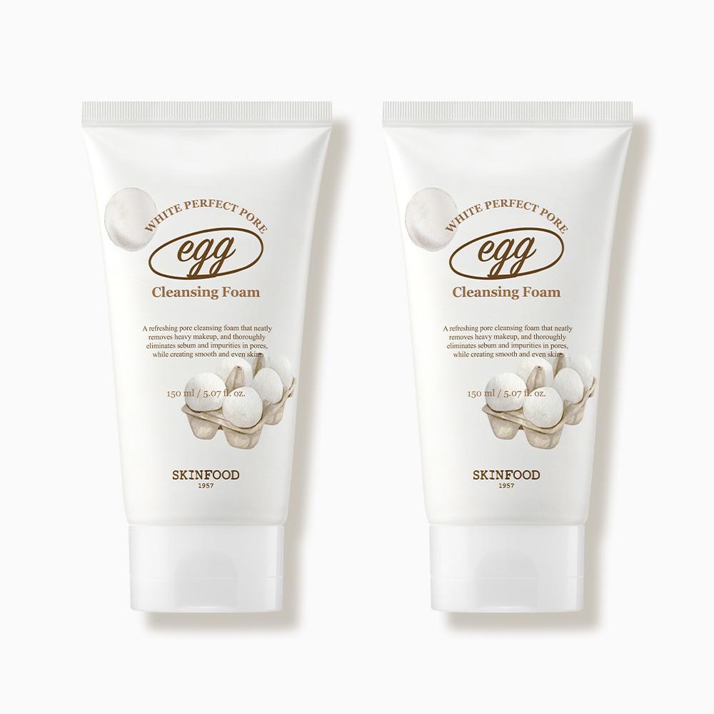 [스킨푸드][1+1] 에그화이트 퍼펙트 포어 클렌징폼 150ml