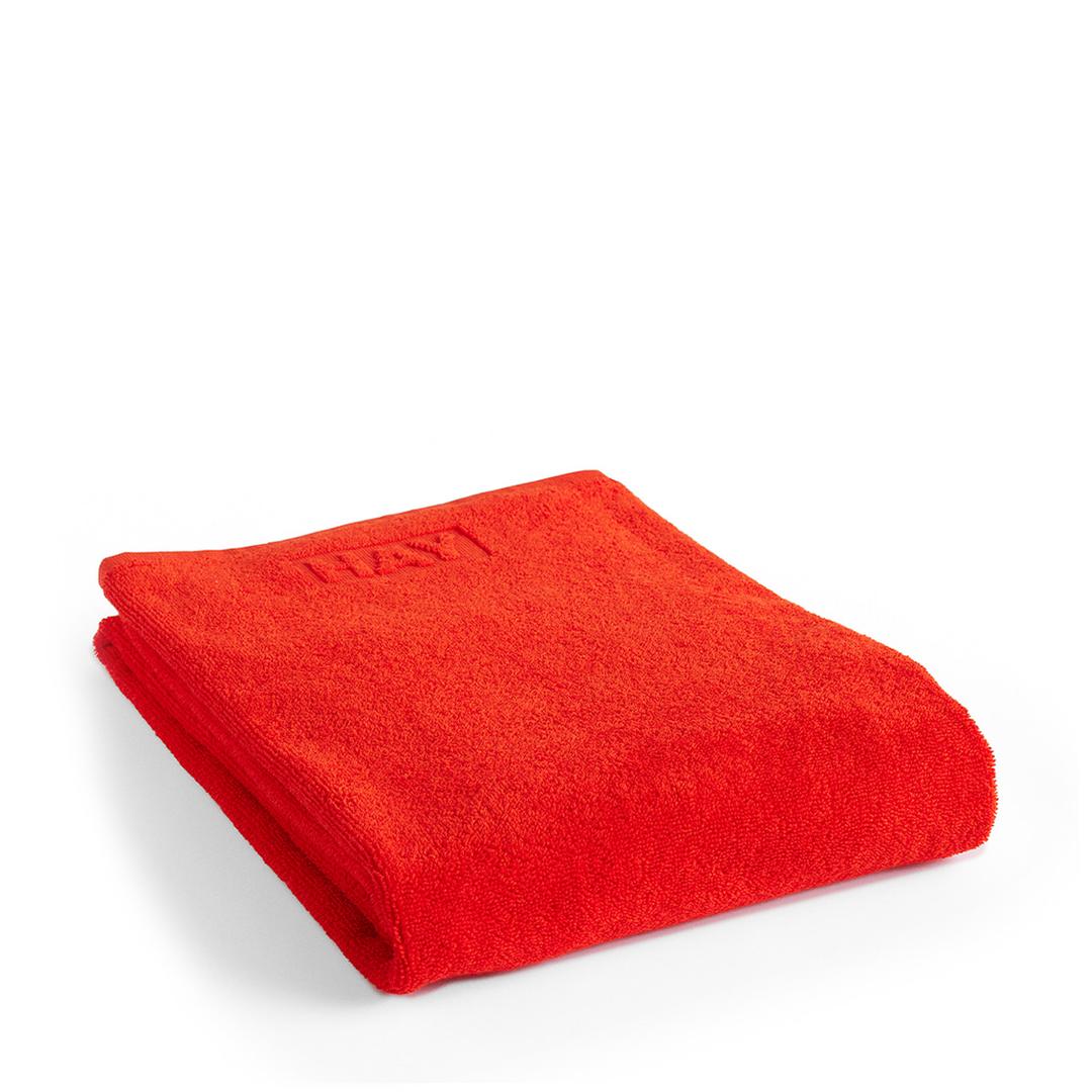 Mono Bath Towel Poppy Red
