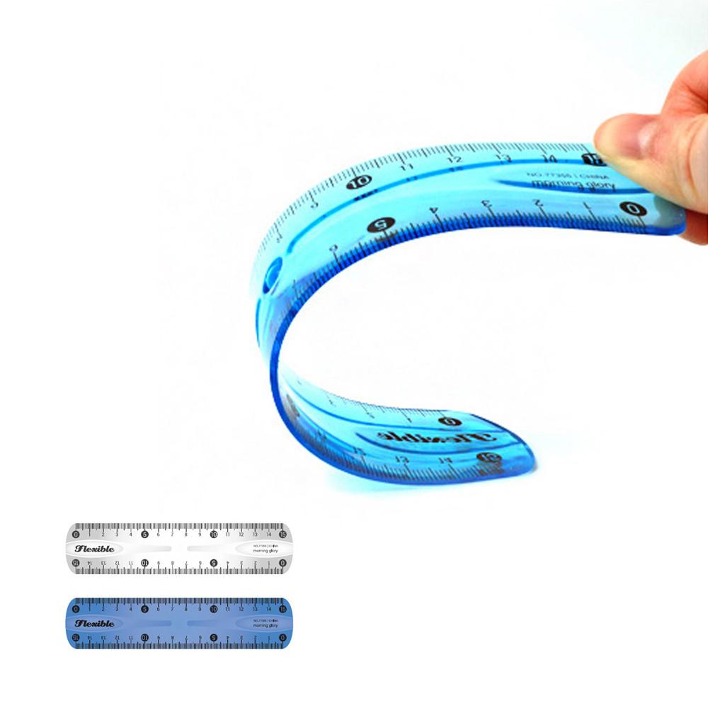 말랑말랑자 구부러지는 자 15cm 휘어지는 자 말랑자