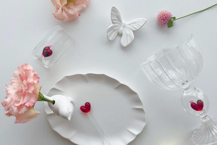 조현영작가 술잔 유리잔 샷잔 소주잔 3colors (별잔/달잔/하트잔)