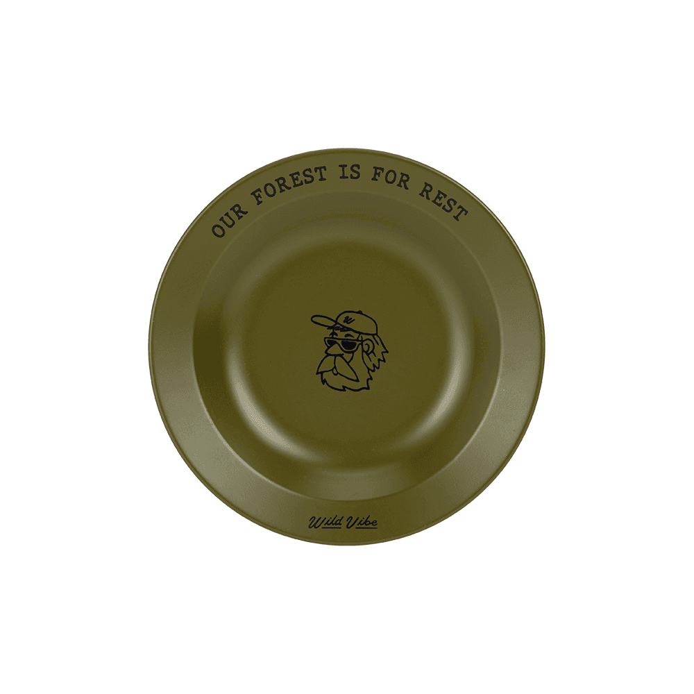 캠핑 포레스트 카키 플레이트 M