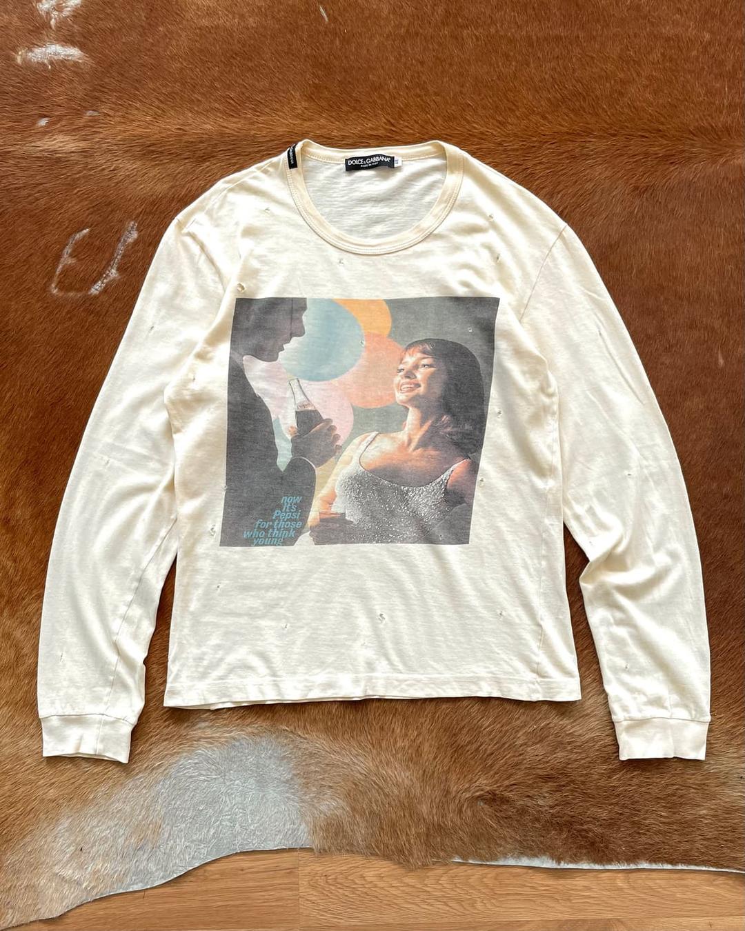 [48] 돌체앤가바나 그런지 롱슬리브 티셔츠 | 후루츠패밀리
