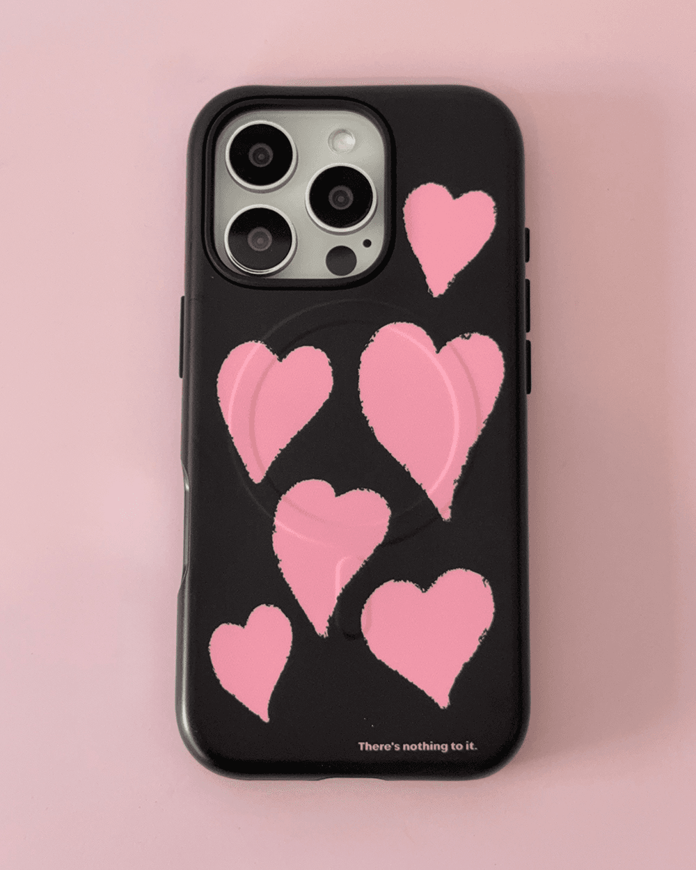 heart hard (pink) bumper case