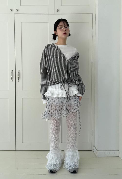 frill lace leggings pants
