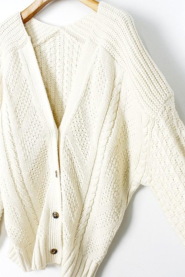 HURAL 오버핏 니트 가디건 WOMAN_M