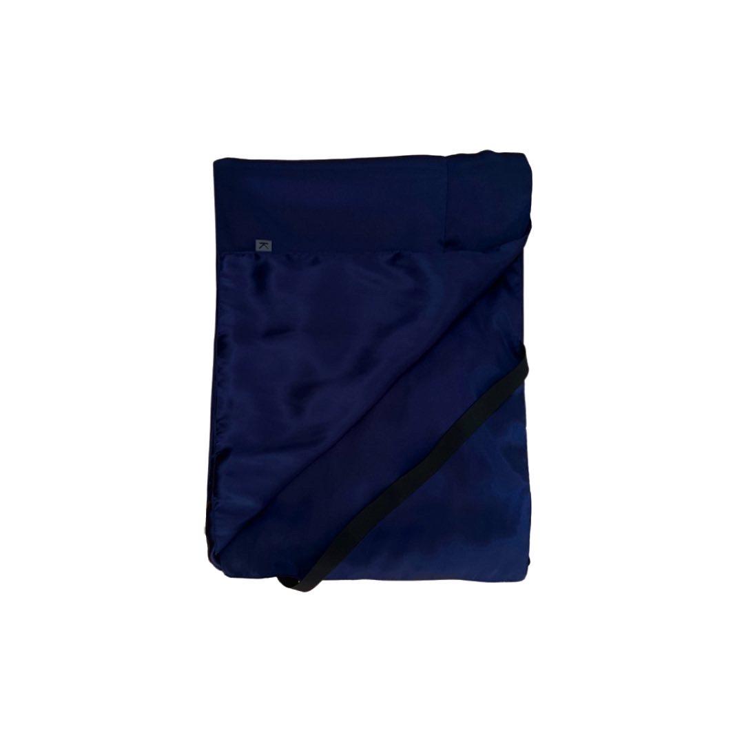 Deep Navy Satin 매트리스 패드