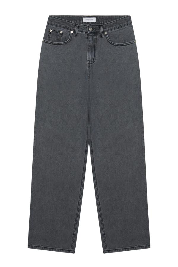 와이드 데님 그레이