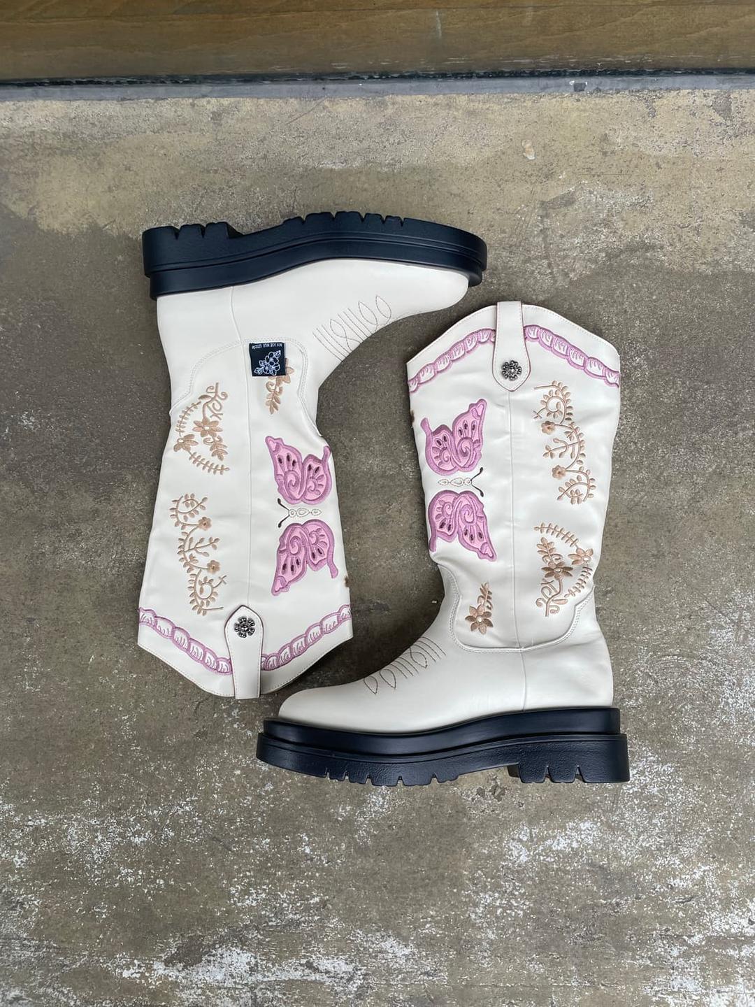 Ivory nabi western boots | 후루츠패밀리