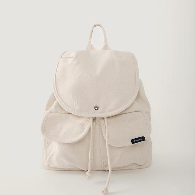 라츠유 라츠유(LOTSYOU) Nostalgia chubby Backpack White